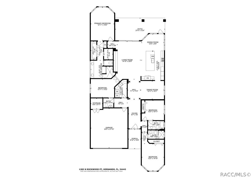 1283 N Rockwood Point, Hernando, FL 34442