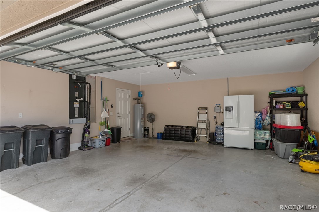 Attached garage