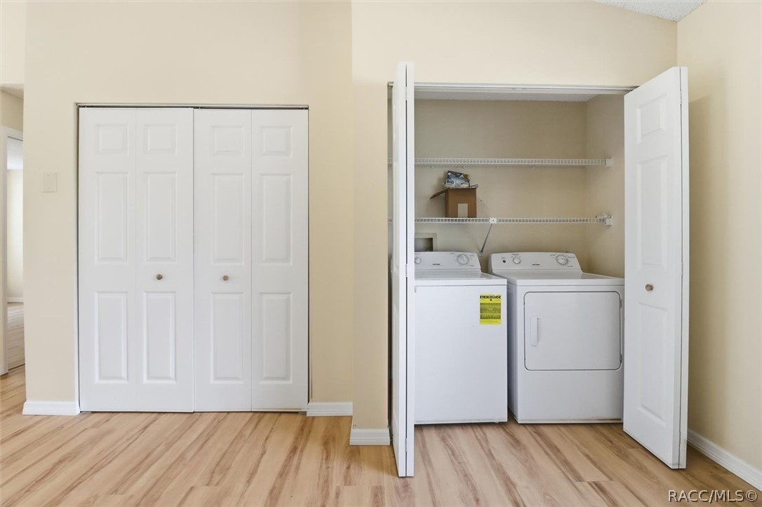 Laundry closet