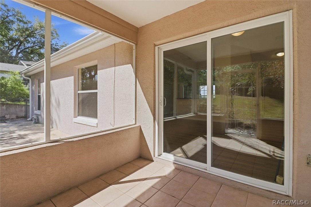 Screened-in porch