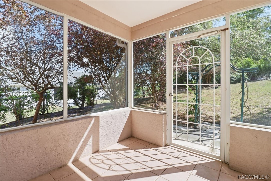 Screened-in porch