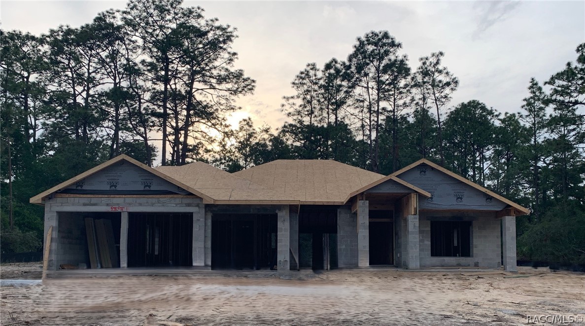 Actual house at 20% completion