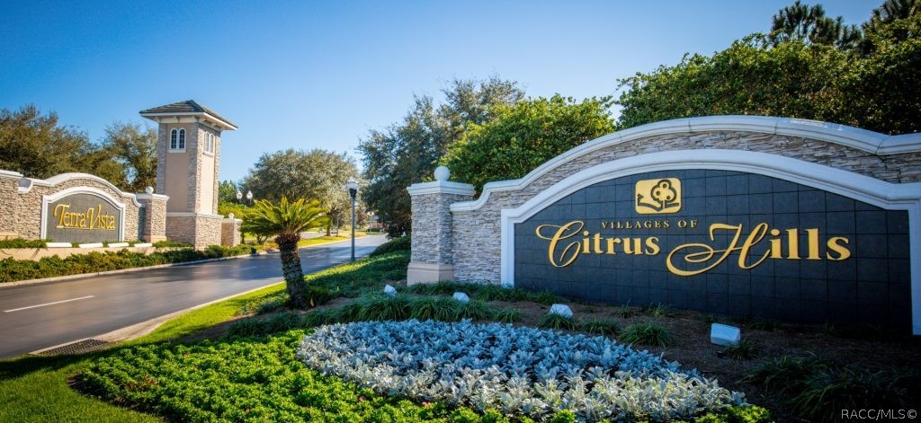 Enter through the manned security gates into The Villages of Citrus Hills