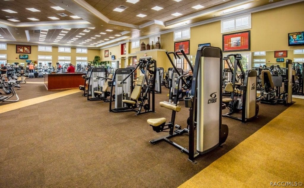 top of the line machines and private trainers