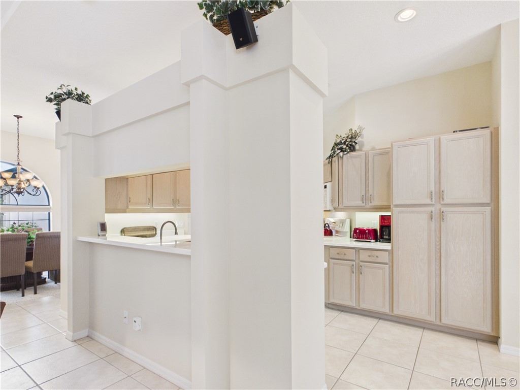 VIEW OF KITCHEN FROM THE GREAT ROOM