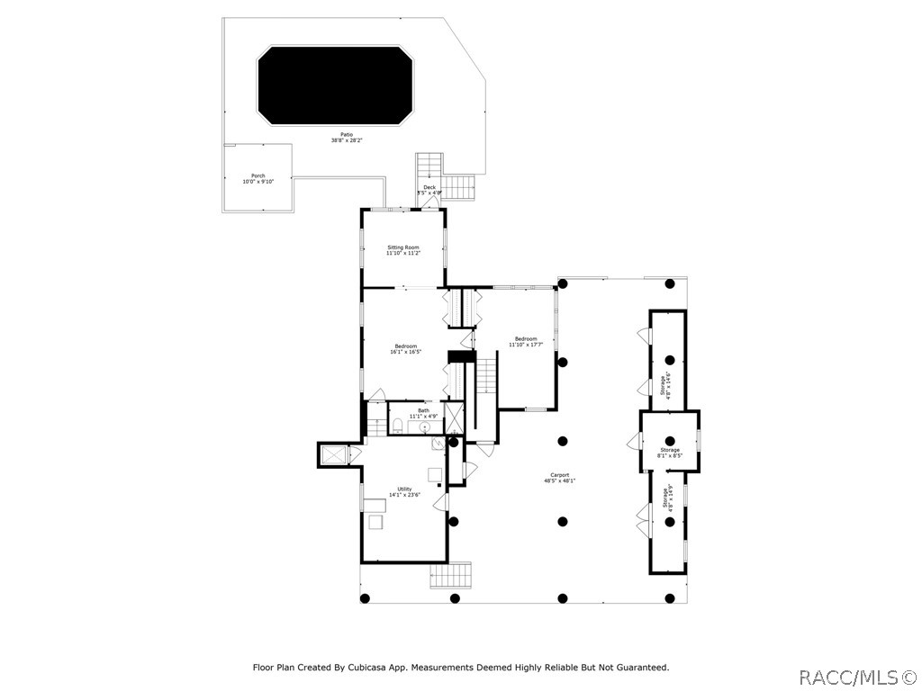 Downstairs Bedrooms, Den (flex space), and utility rooms