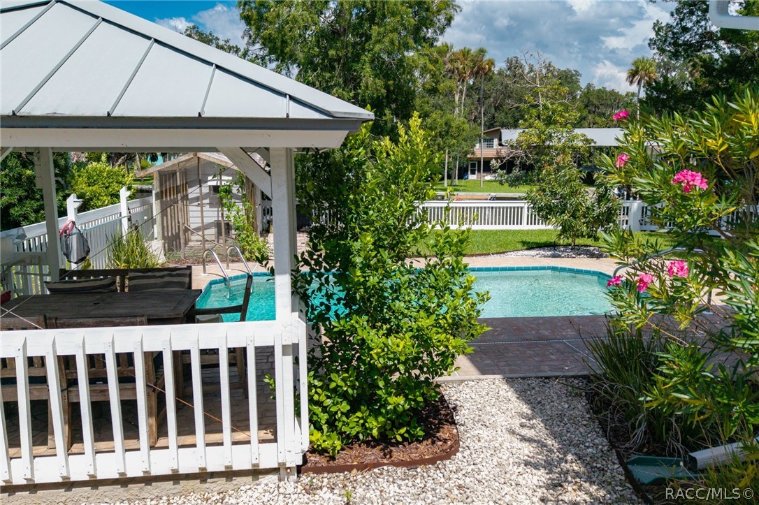 poolside gazebo