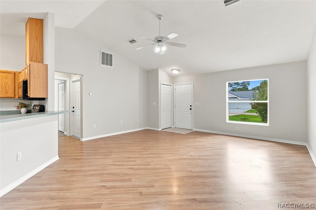 View of living area