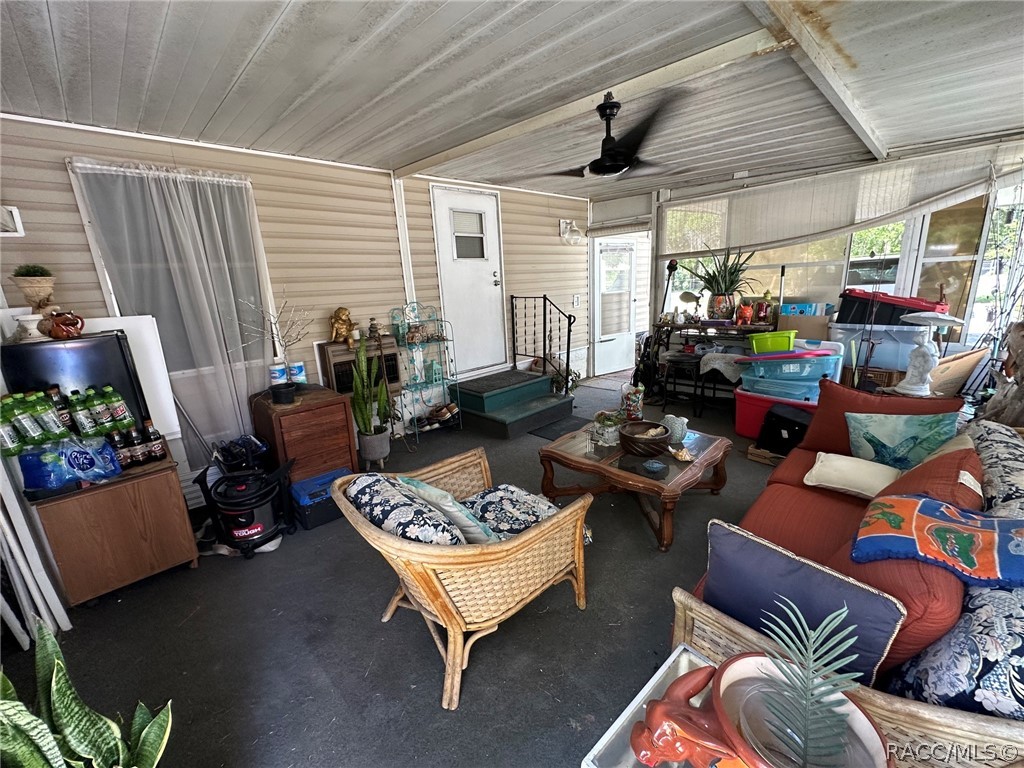 Rear porch