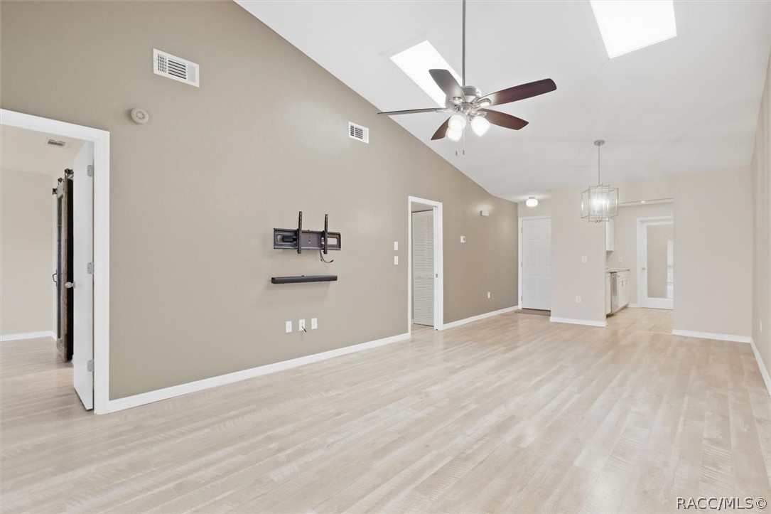 Skylights for natural light