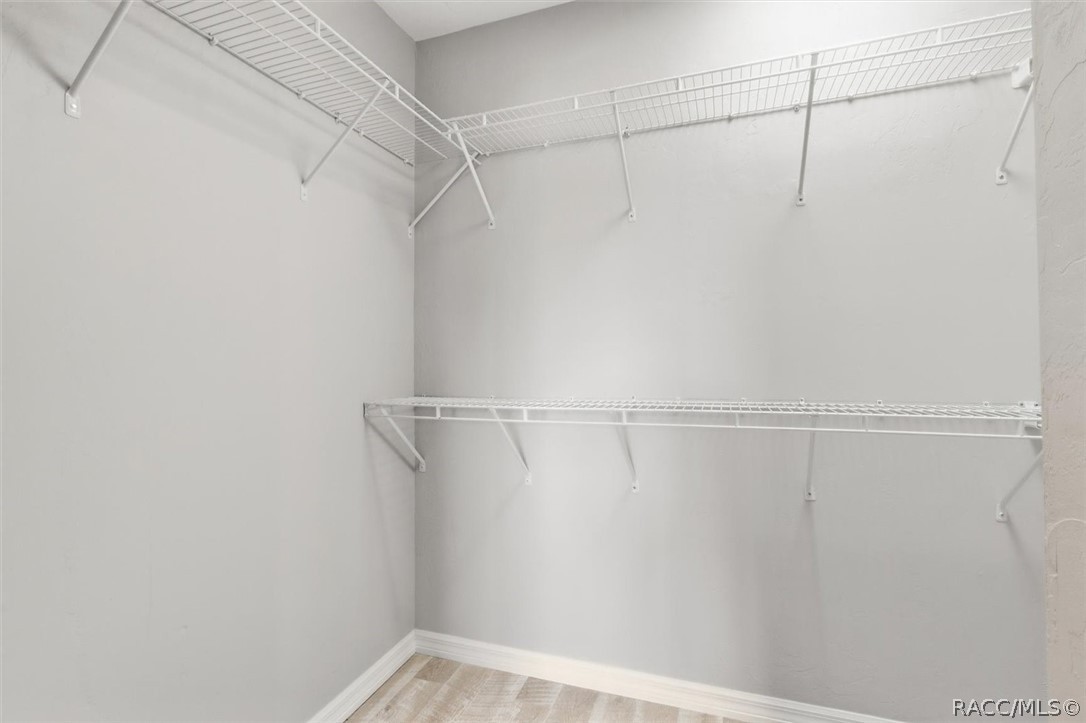 Primary walk-in closet