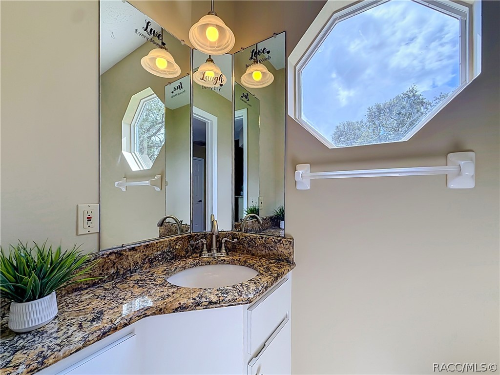 half bath downstairs