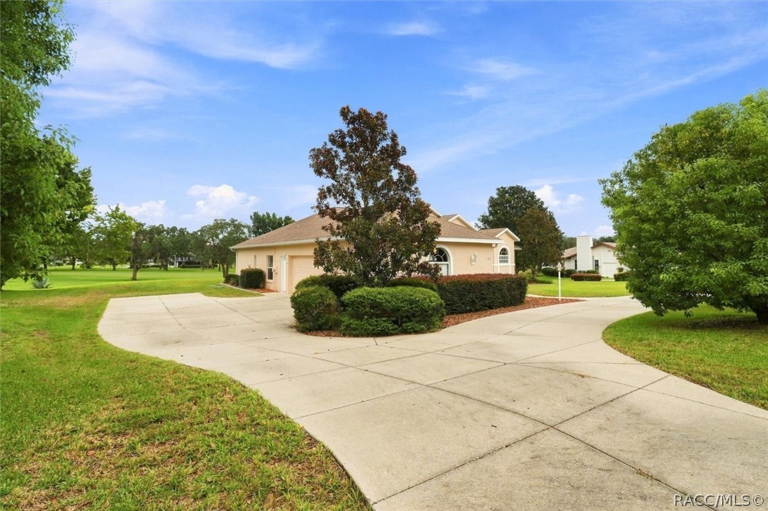 Plenty of room for parking w/ side entry garage
