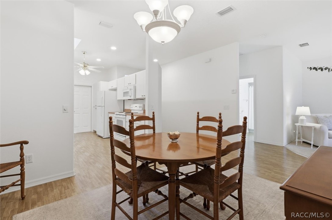 Dining space