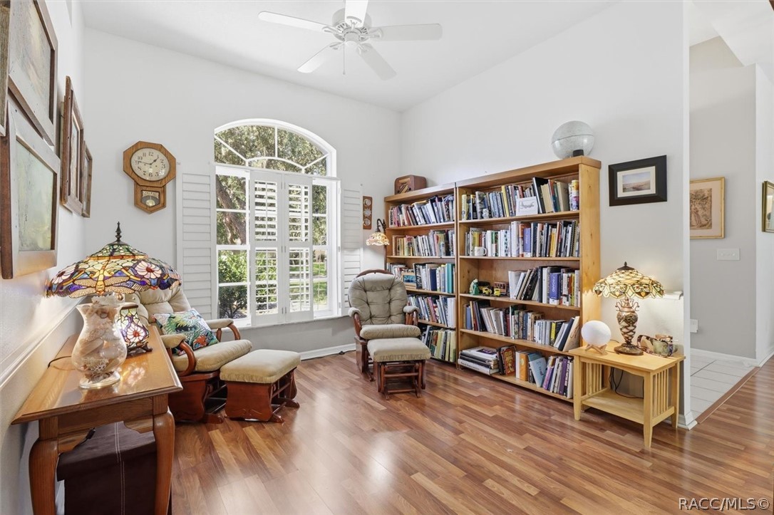 Formal Dining space (currently used as library)