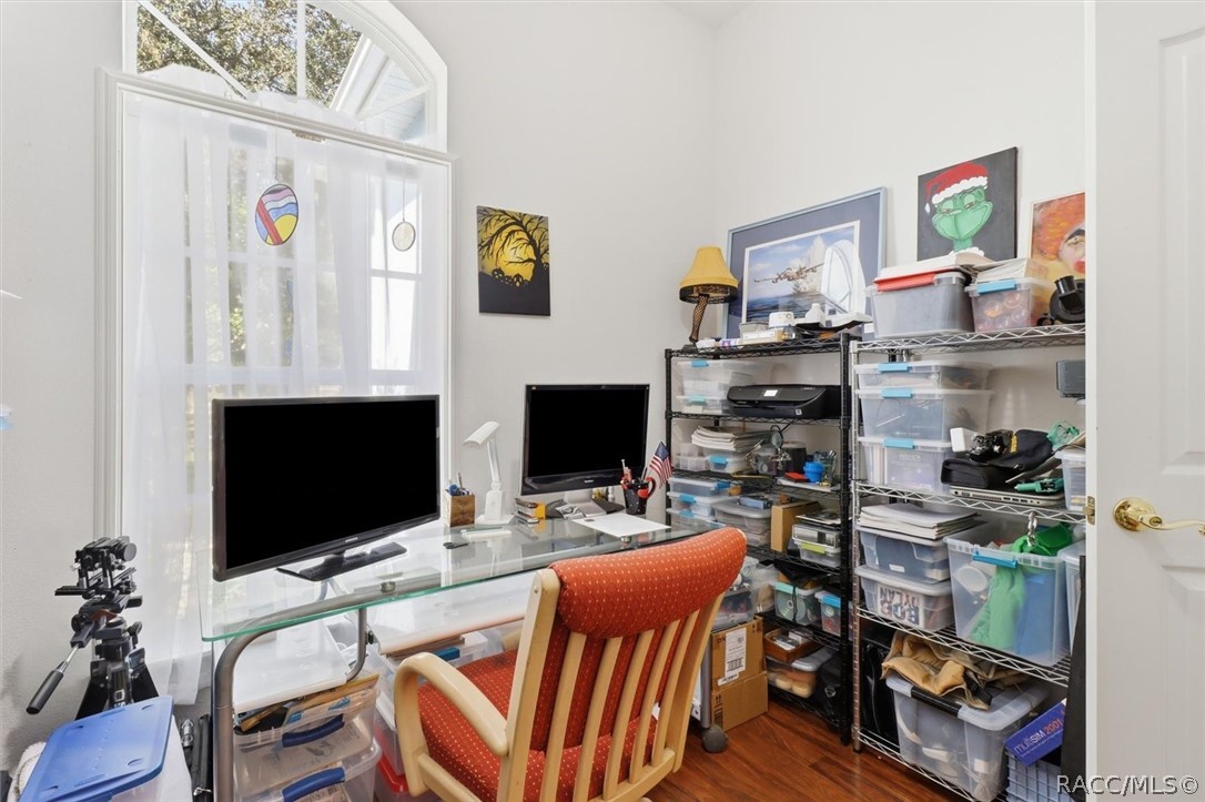 Office inside the primary suite