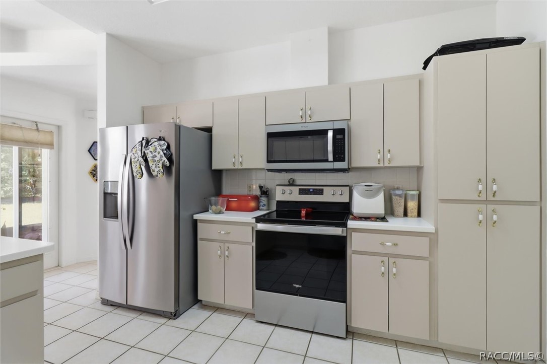 Stainless appliances