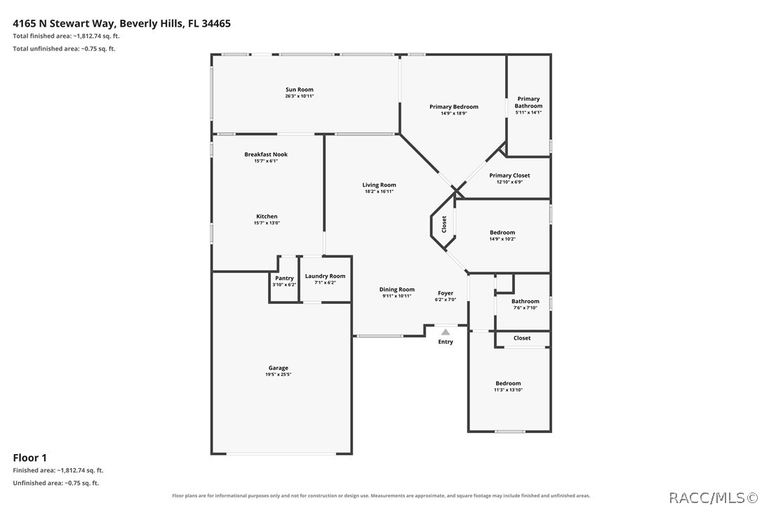 4165 N Stewart Way, Beverly Hills, FL 34465