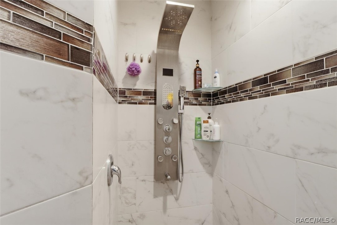 Primary walk-in shower