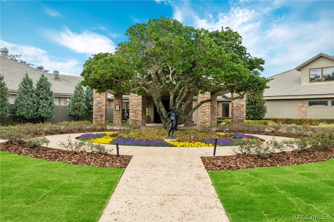 Clubhouse entrance