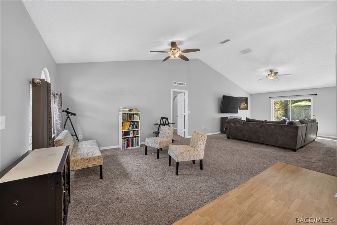 Living/Family Room Combo