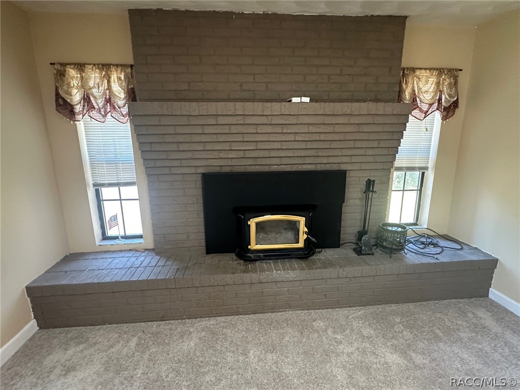 Wood burning fireplace Wood burning fireplace