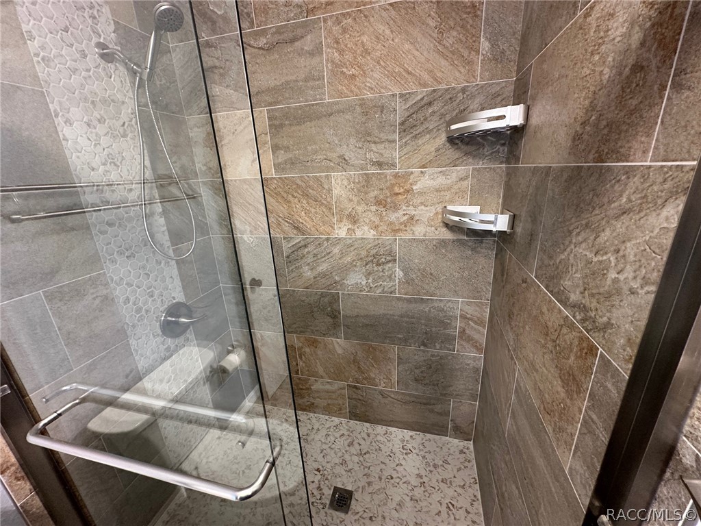 Remodeled shower