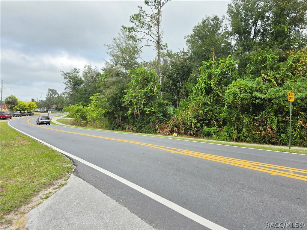 View facing west