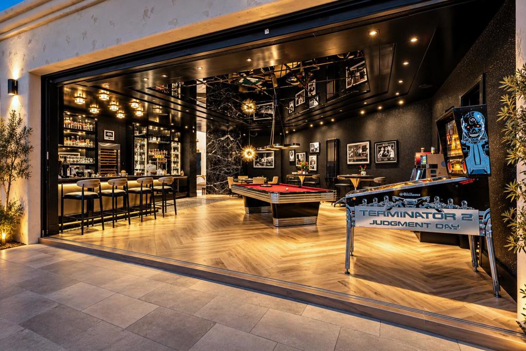 Game Room at night