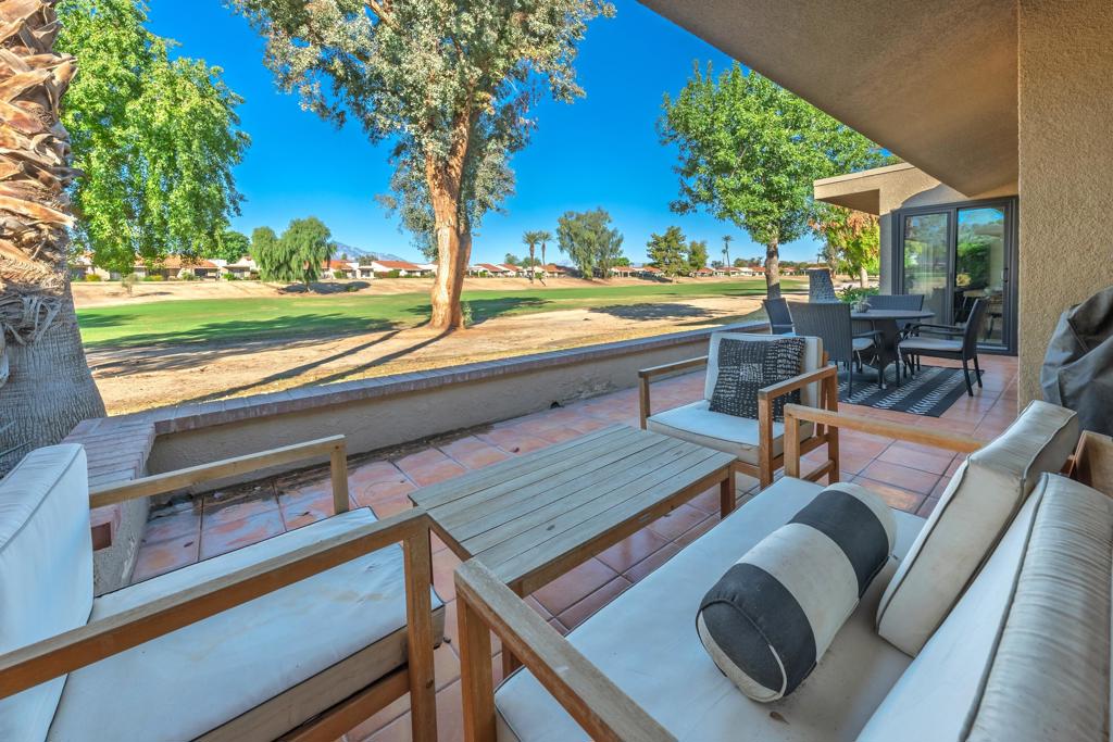 Rear patio