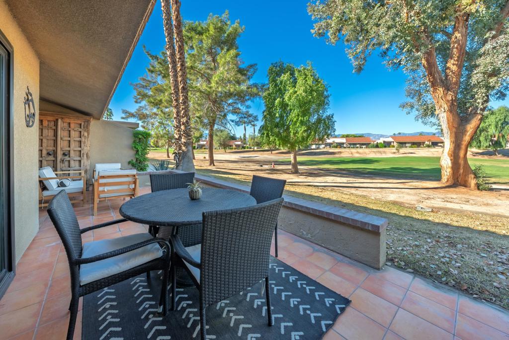 Rear patio