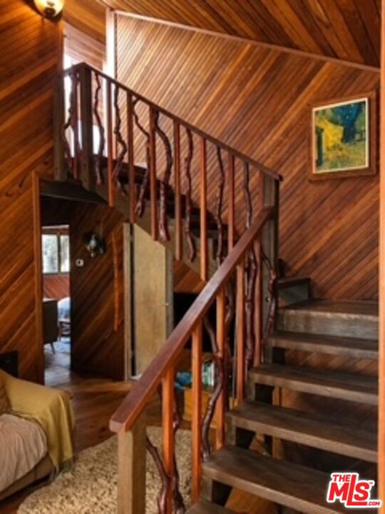 Staircase to upstairs