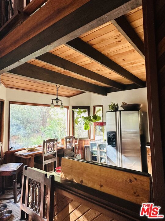 Kitchen from living room