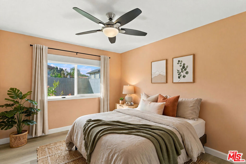 Virtually Staged Bedroom
