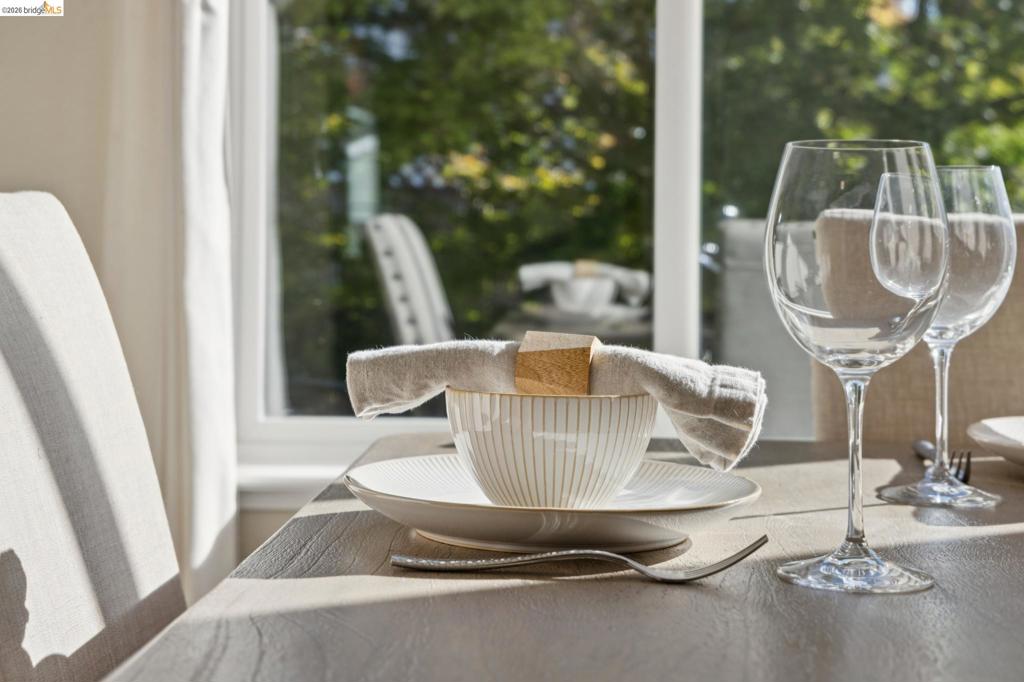 Large window with a white frame and natural light exposure