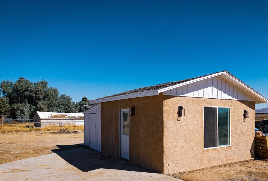 Finished workshop and attached shed