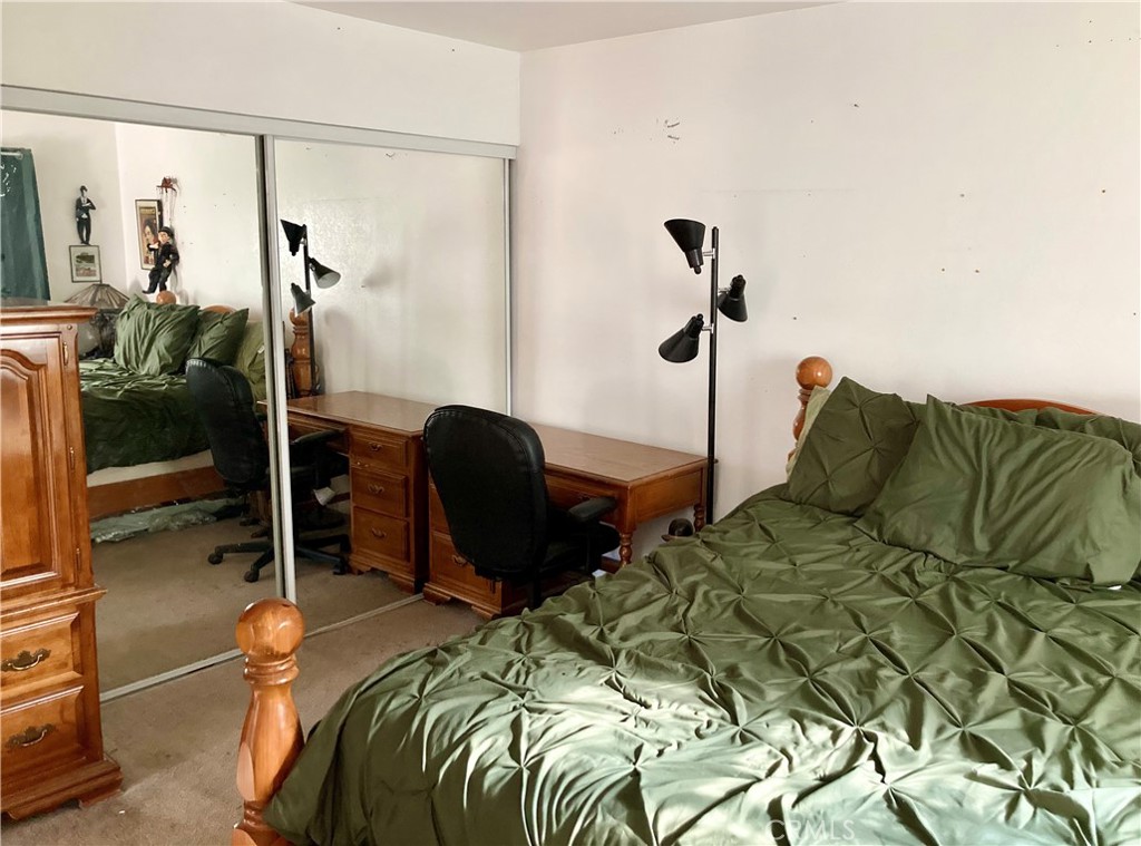 Primary Bedroom mirrored closet doors