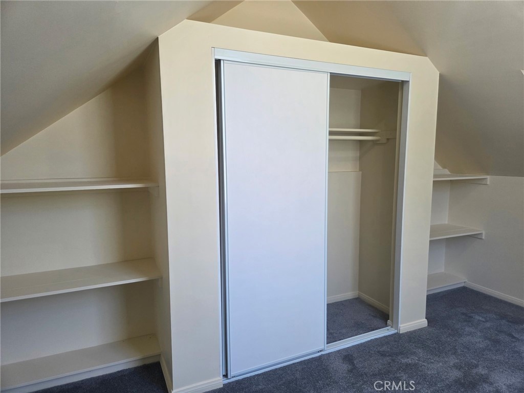 Closet for the loft bedroom