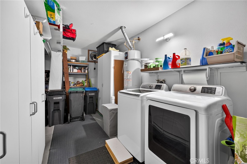 Laundry Area in Garage