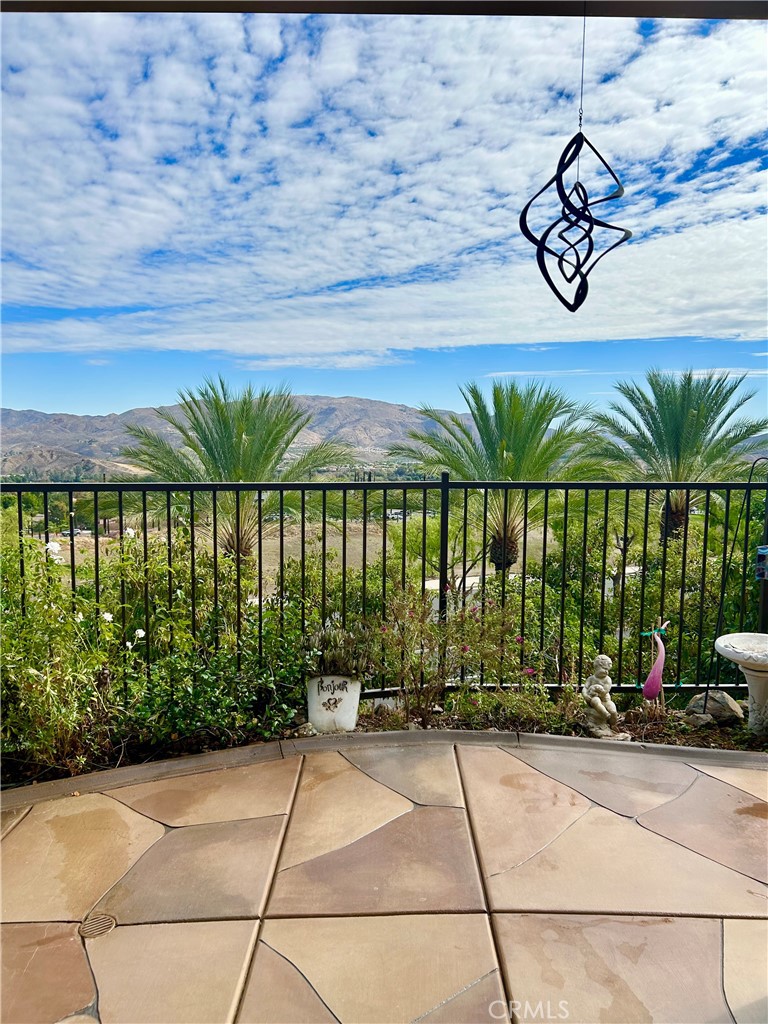 Awesome view! Cored and stained cement