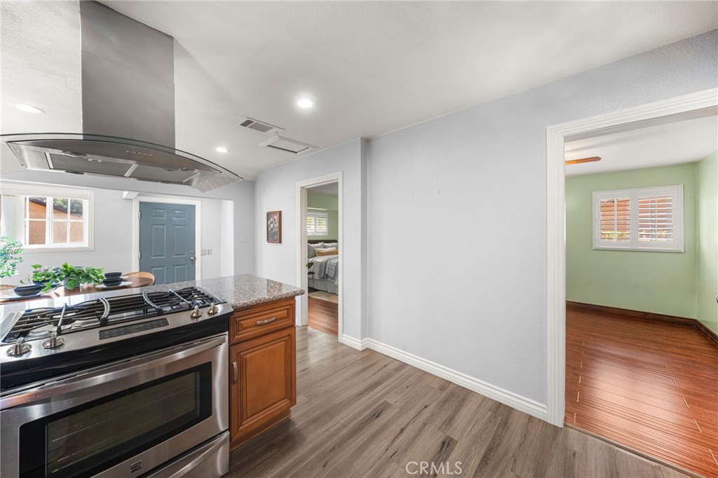 Kitchen Facing Back Door