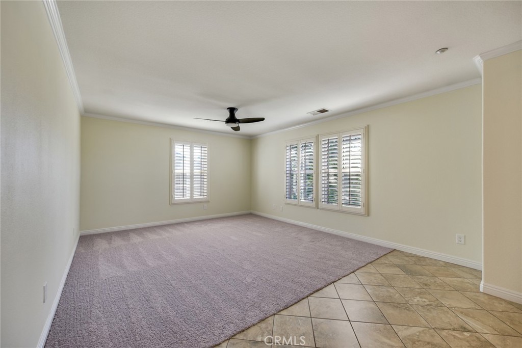 Upstairs primary bedroom