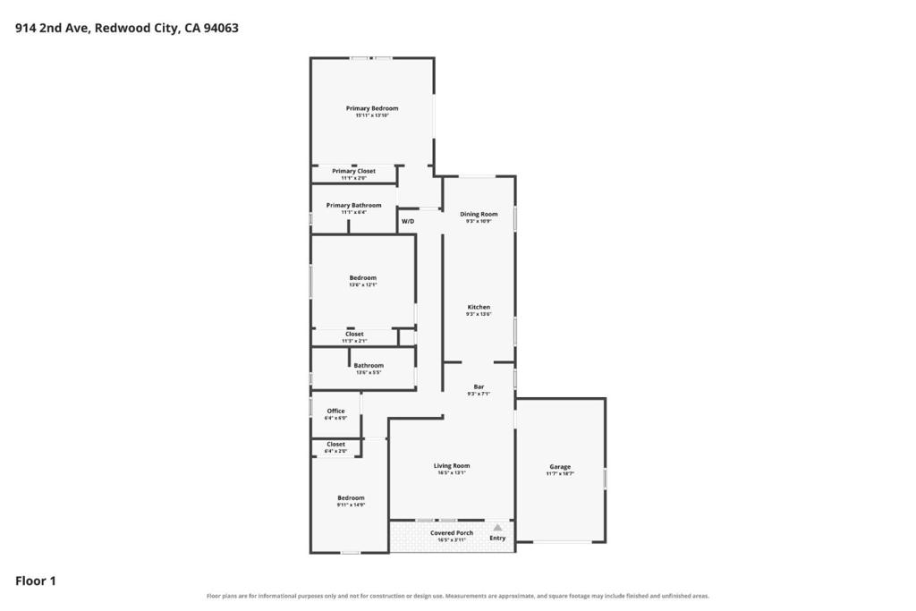 914 2nd Avenue, Redwood City, CA 94063