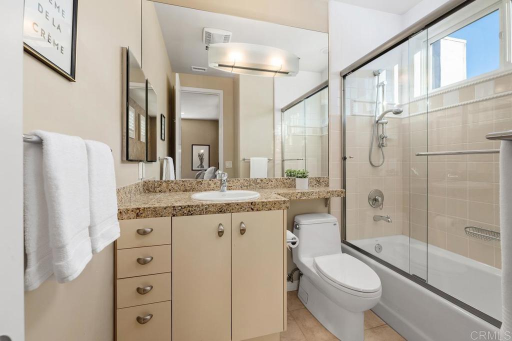 In suite bathroom and walk in closet