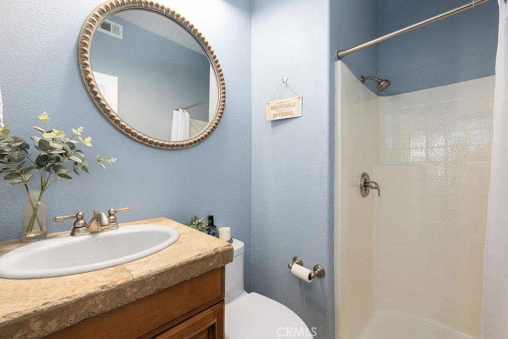 Downstairs Bathroom with Walk In Shower