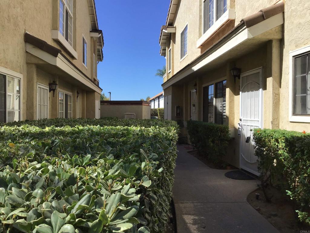 Walkway to front door