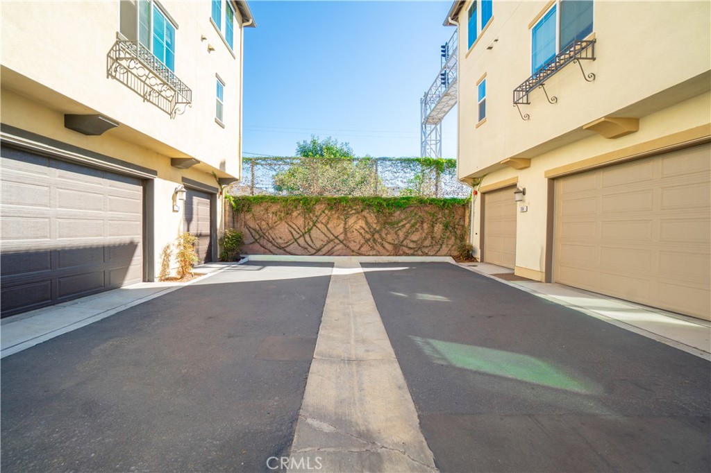 Shared driveway with attached garage access