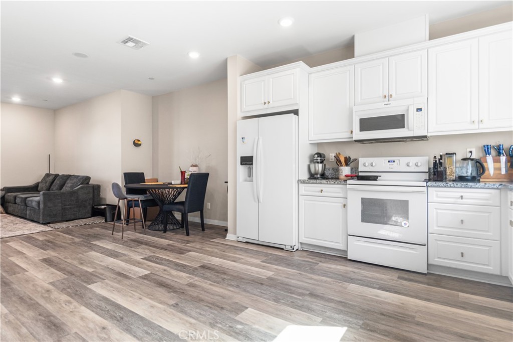 Kitchen and dining area