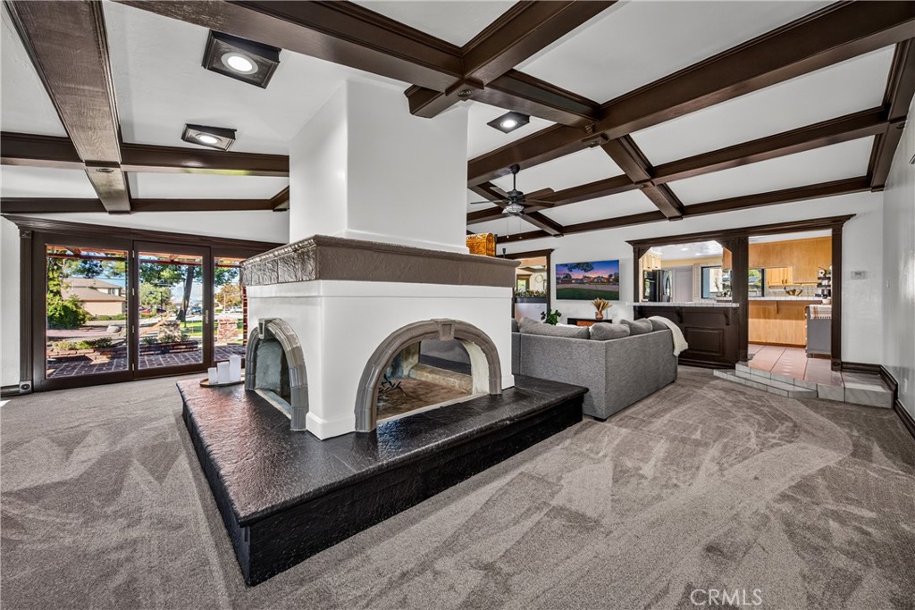 Back of living room