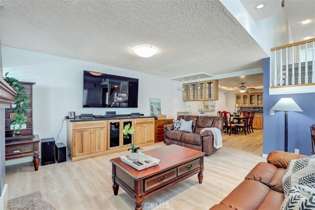Living room toward Wet Bar